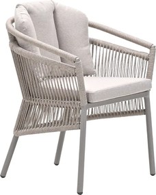 Garden Impressions Sorong tuinset 5-delig - Tulli tuintafel 180x115 cm - light teak vironwood