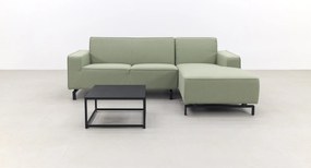 Boavista/Toronto loungebank chaise longue - Heritage leaf - 3-delig - links