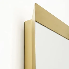Kare Design Arezzo Staande Design Spiegel Messing - 53x160cm