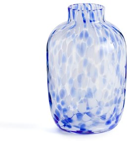 Gevlekte glazen vaas H25 cm Giori