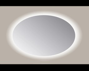 Sanicare Q-mirrors ovale spiegel 90x140cm met LED verlichting 3000K