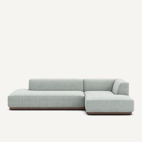 Rechtse hoekbank XL in gespikkelde stof, Jacopo