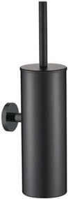 Plieger Vigo toiletborstel met deksel mat zwart