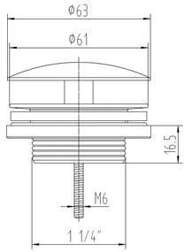 Best Design Fontein Afvoer Plug "All-Ways-Open" RVS Look