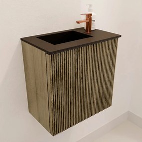 Mondiaz Joya 40cm toiletmeubel dusk met wastafel faye links 1 kraangat urban
