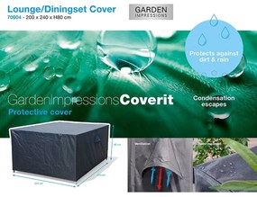Garden Impressions Lounge dining beschermhoes 200x240xH80 cm