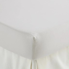 Effen hoeslaken in gewassen katoen, omslag 30 cm, Scenario