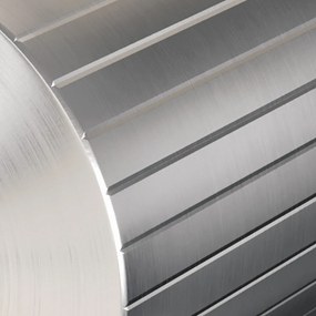 Brauer Stripe inbouw wastafelkraan ColdStart met gebogen uitloop en rozetten model A2 RVS geborsteld PVD
