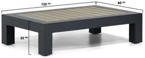 Hoek loungeset 6 personen Aluminium Grijs  Santika Furniture Santika Yovita