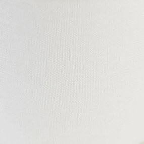 Katoenen lampenkap wit 18/18/14