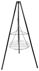 RedFire Tuinbarbecue met driepoot en vuurschaal 50 cm zwart