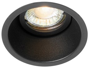 Smart inbouwspot zwart verstelbaar incl. Wifi GU10 - Alloy