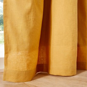 Verduisteringsgordijn in halflinnen met verdekte lussen, Lincot