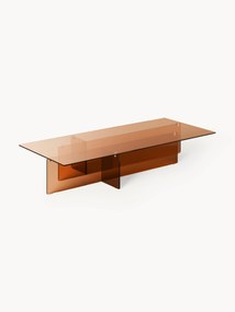 Grote glazen salontafel Anouk, B 160 cm