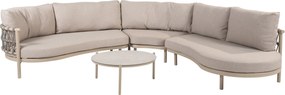 Vic Piacenza modulaire hoek loungeset 4 delig keramiek latte Taste 4SO