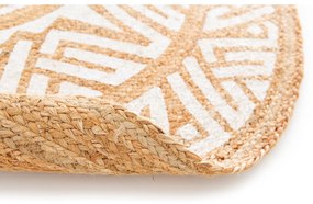 Rond vloerkleed in jute, Mikat