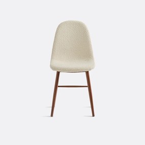 Stoel met badstof bekleding, Polina