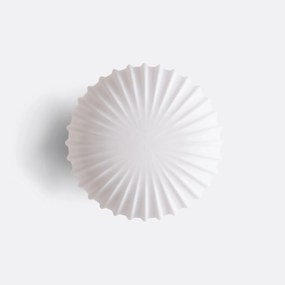Plafondlamp in messing en opaline glas, Amia