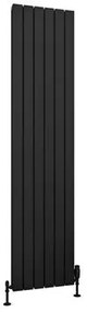 Eastbrook Hadleigh radiator 40x180cm aluminium 1504W zwart mat