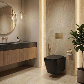 Hangende toilet Rea Julio Black Mat