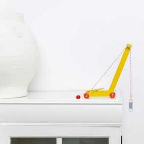 Floris Hovers Gele Hijskraan - Limited Edition Dutch Design Object
