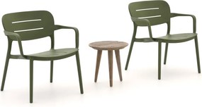 Bistro- en balkonset Forza | 2 personen | Tuinset teakhout | 3-delig | Kees Smit Tuinmeubelen