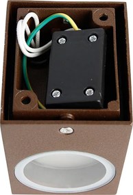 Industriële wandlamp roestbruin IP44 - Baleno