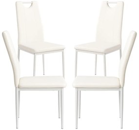 Pakket 4 Risol Stoelen Kunstleer