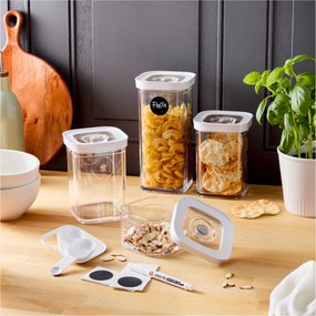 ZWILLING Fresh &amp; Save CUBE CUBE-set, S / 6-delig, transparant-wit - Fresh &amp; Save CUBE - ZWILLING