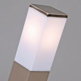 Buitenlamp staal 45cm IP44 - Malios met grondpin en kabelmof