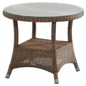 4 Seasons Outdoor | Sussex bistro table, polyloom taupe  Bijzettafel    taupe weerbestendig