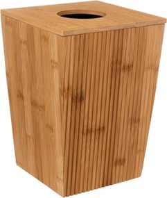 5Five Terre Inconnue Prullenbak - Bamboe - 6 Liter - 15,5 x 19,5 x 26,5 cm