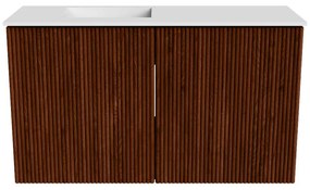 Mondiaz Joya 70cm toiletmeubel ruby met wastafel faye links zonder kraangat talc