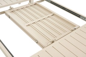 Dining Tuintafel  uitschuifbaar 160/240x100 cm Grijs Presto Arvento