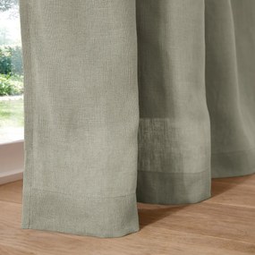 Verduisteringsgordijn in linnen met gerimpelde bies en golf, ELBA