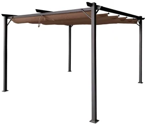 Bruine La Palma 3x4m Tuinpunt terraspergola