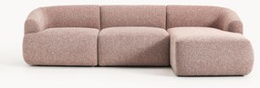 Modulaire bouclé hoekbank Sofia (3-zits)
