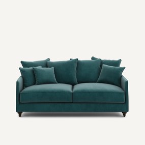 Omvormbare 3-zits fluwelen zetel, Lazare