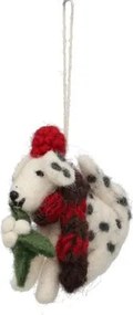 Kersthanger, vilt, dalmatiër met kersttak