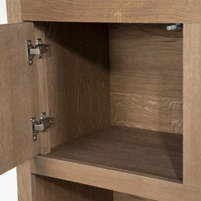 Vakkenkast Lichtbruin Eiken 150 Cm - 150x42x220cm.