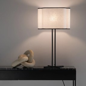 Lampenkap, groot formaat, in gewassen linnen, Suso