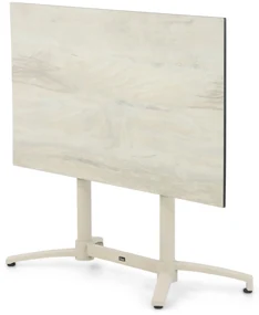 De Laan Projects Laan Marano Bistrotafel X Aluminium Taupe