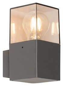 Moderne buiten wandlamp antraciet IP44 - Denmark Modern E27 IP44 Buitenverlichting