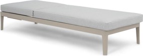 Lifestyle Garden Furniture Mateo Ligbed Met Kussen Loft/soft Grey Aluminium Taupe