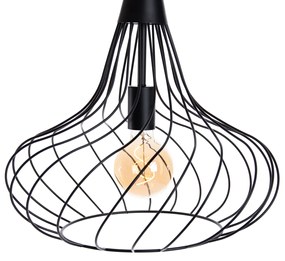 Moderne hanglamp zwart - Iggy Modern E27 rond Binnenverlichting Lamp