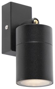 Smart buitenwandlamp met dimmer zwart IP44 incl. wifi GU10 - Solo Modern GU10 IP44 Buitenverlichting cilinder / rond