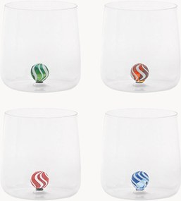 Handgemaakte borosilicaatglazen Bilia Candy, 4-delig