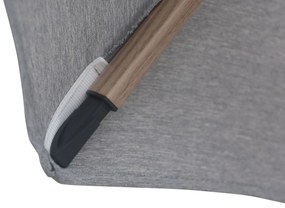 Zweefparasol  3.5m S2 Excellent (incl. voet + hoes) Grijs-antraciet Camello Luna