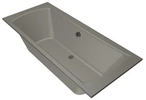 Xenz Robijn Duobad - 180x80x48 - afvoer Midden - acryl - cement 6987-06