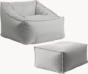 Outdoor zitzak fauteuil De Sunnyboy van olefine met poef